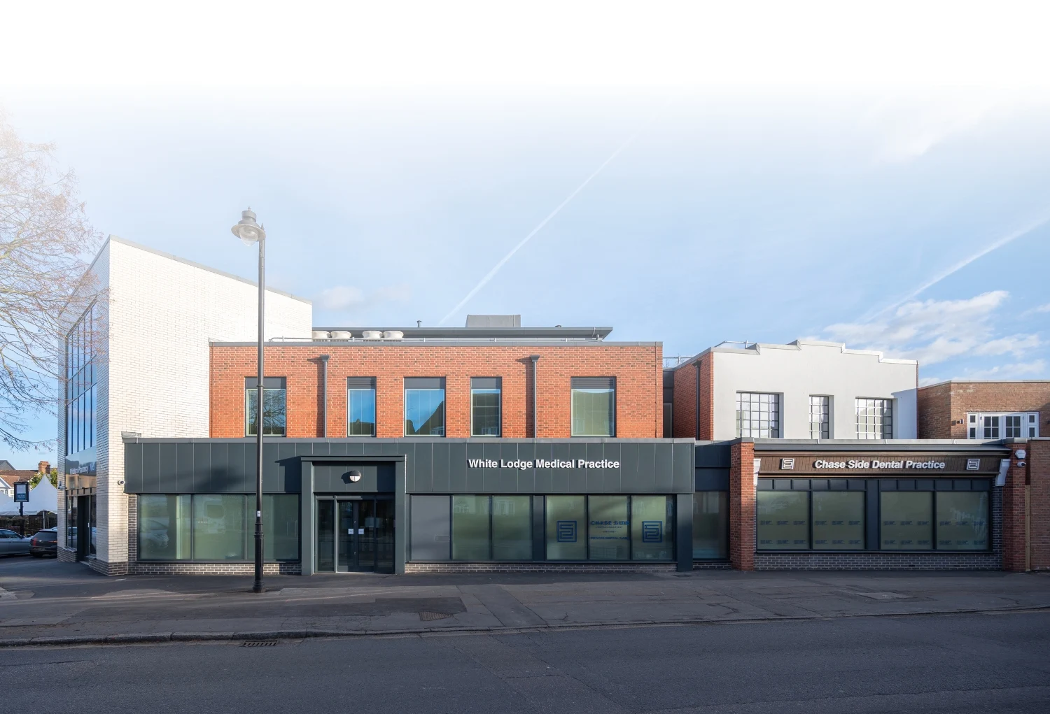 Chase Side Dental Practice in Enfield exterior image. Address: 105 Chase Side, Enfield, EN2 6NL.