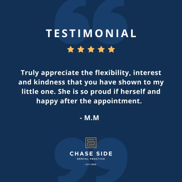 Have you had an experience you would like to share? Leave us a Google review👉 https://rb.gy/nt811n

#chasesidedentalpractice #chaseside #enfield #dentistenfield #dental #dentist #dentalhealth #dentistlondon #northlondondentist #implants #teethwhiteninglondon #endodontics #compositebonding #generaldentistrylondon #hygienelondon #hygienist