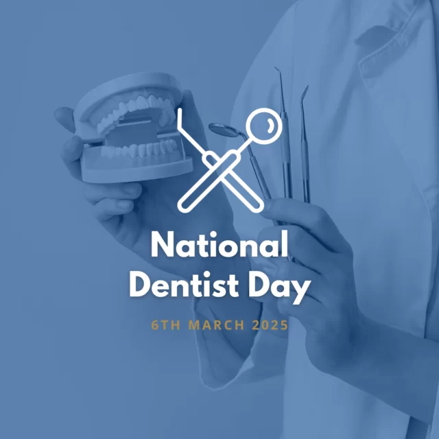 6th March is National Dentist Day! 🦷✨

Let’s take a moment to celebrate the incredible professionals who keep our smiles healthy and bright. From routine check-ups to expert advice, dentists play a vital role in our overall well-being.

Take a step toward a healthier smile—book your next appointment today! 😁💙

#NationalDentistDay #SmileBright #chasesidedentalpractice #chaseside #enfield #dentistenfield #dental #dentist #dentalhealth #dentistlondon #northlondondentist #implants #teethwhiteninglondon #endodontics #compositebonding #generaldentistrylondon #hygienelondon #hygienist