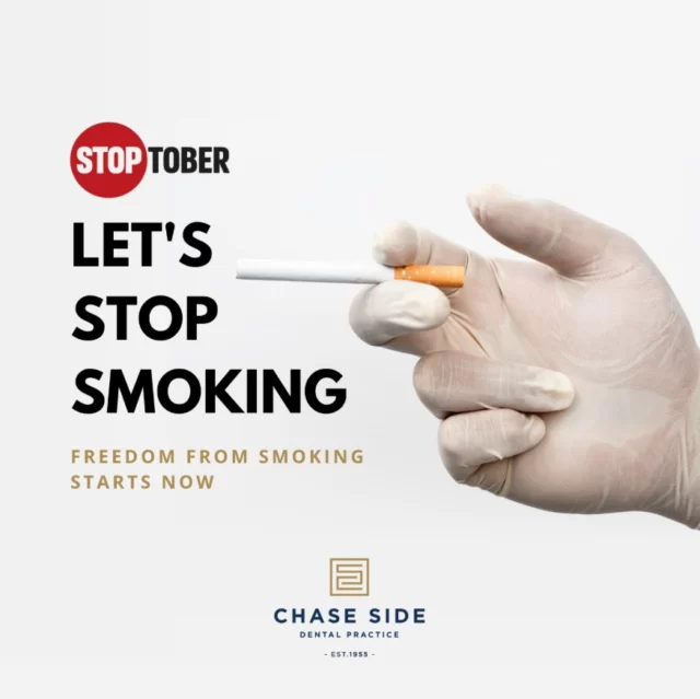 🚭Welcome to Stoptober! Join the movement and challenge yourself to quit smoking for 31 days.🚭

This October, take a stand against smoking and join thousands of others in committing to a healthier lifestyle💪❤️. Whether it’s your first attempt or you’re a seasoned quitter, every step counts.

Ready to take the first step? Share your goals in the comments and let’s inspire each other!

#Stoptober #QuitSmoking #HealthyLiving #SupportEachOther #chasesidedentalpractice #chaseside #enfield #dentistenfield #dental #dentist #dentalhealth #dentistlondon #northlondondentist #implants #teethwhiteninglondon #endodontics #compositebonding #generaldentistrylondon #hygienelondon #hygienist
49 w