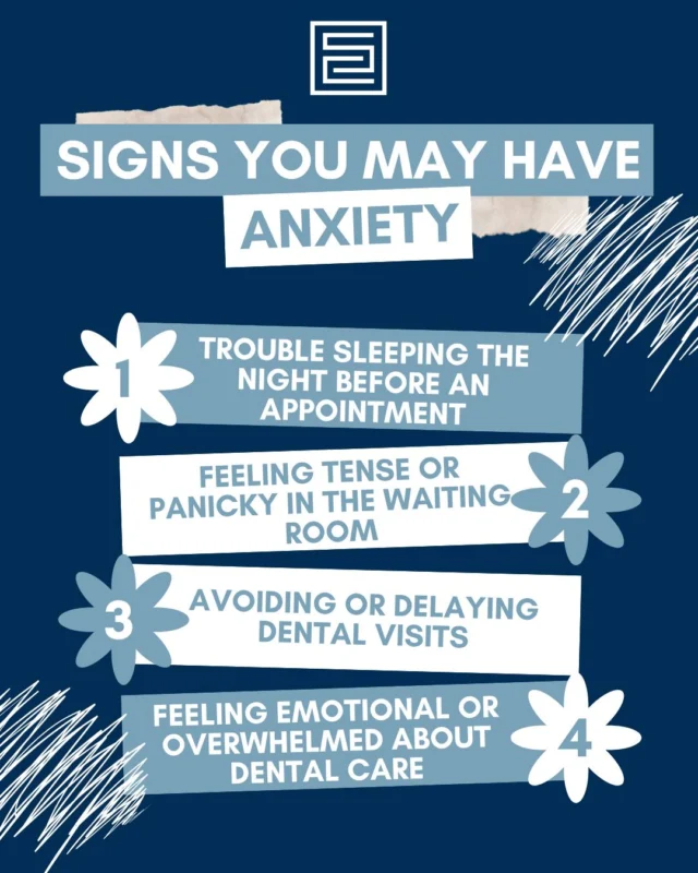 🦷 Signs You May Have Dental Anxiety

Do you feel nervous before a dental appointment? You're not alone. Dental anxiety is very common, and recognizing the signs is the first step toward a more comfortable experience.

✨ Common signs of dental anxiety:

✔️ Avoiding or putting off dental visits
✔️ Sweaty palms or a racing heartbeat during treatment
✔️ Trouble sleeping the night before your appointment
✔️ Feeling tense, nervous, or panicky in the waiting room
✔️ Feeling emotional or overwhelmed when thinking about dental care

At our practice, your comfort comes first. We focus on gentle care, clear communication, and a calm, supportive environment to help you feel at ease every step of the way. 💙 

📞 Ready for a more relaxed dental experience? We're here to help.

#DentalAnxiety #GentleDentistry #StressFreeDentist #DentalCare #OralHealth #PatientComfort #DentalHealth #FamilyDentist #Enfield #EnfieldDentist #ChaseSideDentalPractice